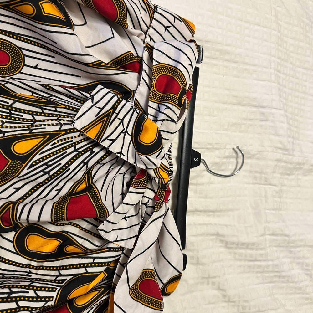 Colorful Patterned Women's Skirt - Picture 5 of 7